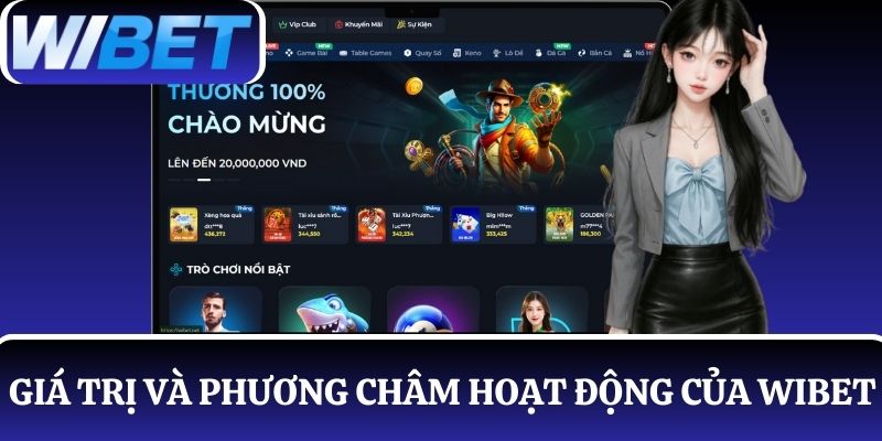 Tìm hiểu về giá trị và phương châm hoạt động tại nhà cái WIBET
