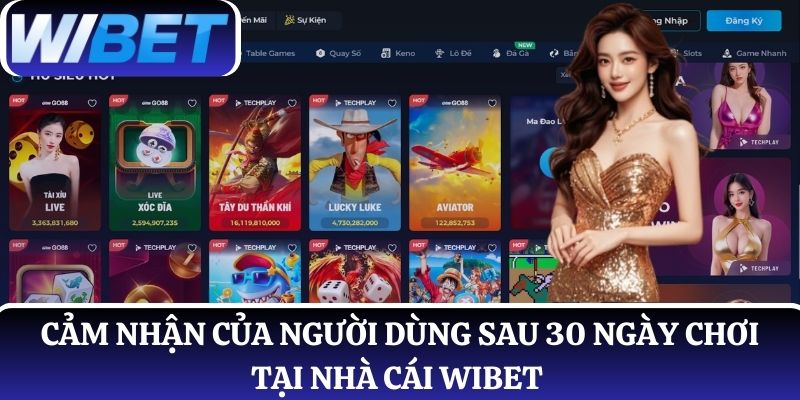 Tổng hợp cảm nhận của người dùng sau 30 ngày chơi tại nhà cái WIBET