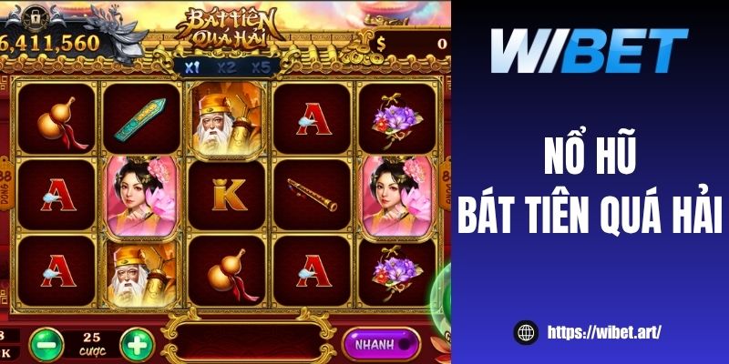 Trải nghiệm nổ hũ Bát Tiên Quá Hải huyền thoại, thưởng khủng